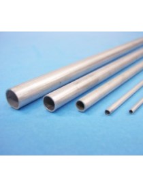 tubo tondo in alluminio satinato D. 10 mm x2mt