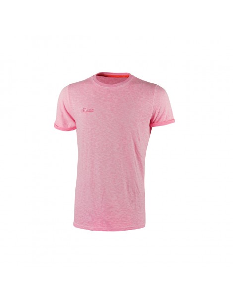 U-POWER T-Shirt Slim Fit in Cotone 145 gr-m2 modello Fluo colore pink