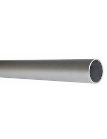 profilo tubo tondo in alluminio satinato 16mmx2mt