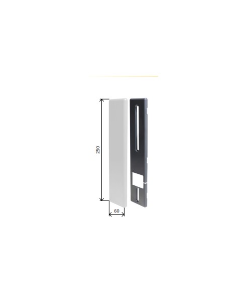 Placca cieca per tapparelle bianco